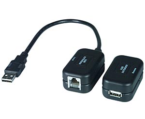 XTENDEX USB-C5-LC - Extends One Self-Powered or Bus-Powered USB Device up to 150 Feet.